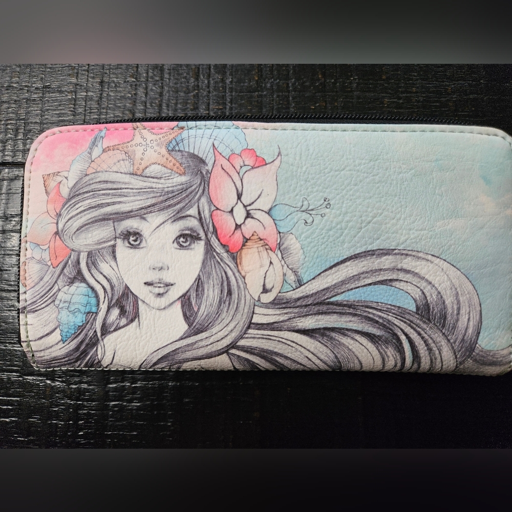Disney Parks Boutique Little Mermaid Ariel Wallet